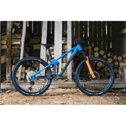 Cube VTT Tout-suspendus 27,5 Pouces Stereo 120 Rookie Adolescents, Argent/Multicolore