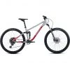 Ghost VTT Tout-suspendus 27,5 Pouces Kato FS AL, Gris/rouge -VTT 27,5 pouces (650B) Soldes Boutique ghost kato fs light grey pearl riot red matt 1