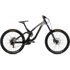 Ns-bikes VTT Tout-suspendus 27,5 Pouces Fuzz, Noir/gris